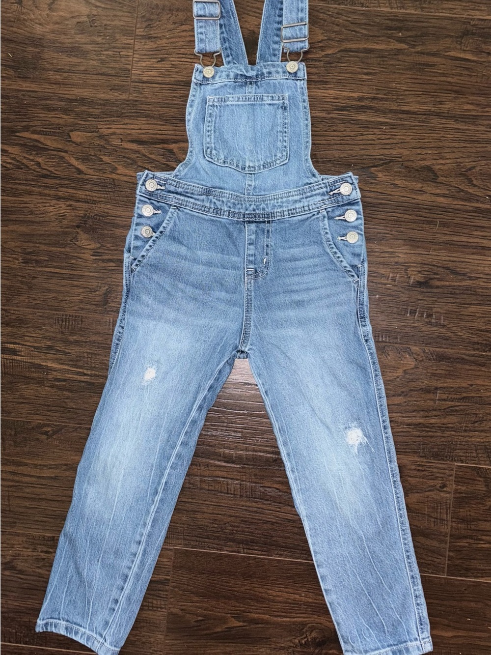 Cat & Jack Light Wash Denim girls Overalls
